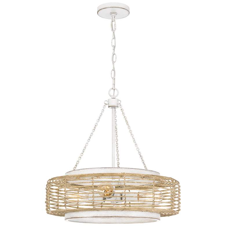 Waylon 4-Light Antique White Pendant