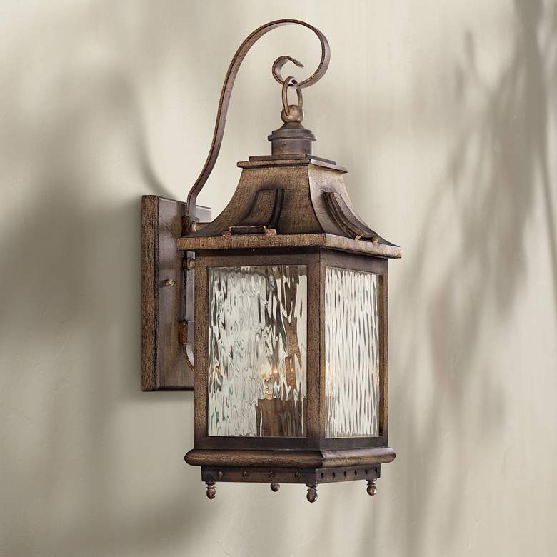 Wilshire Park 18 1/2" High Bronze Outdoor Wall Light