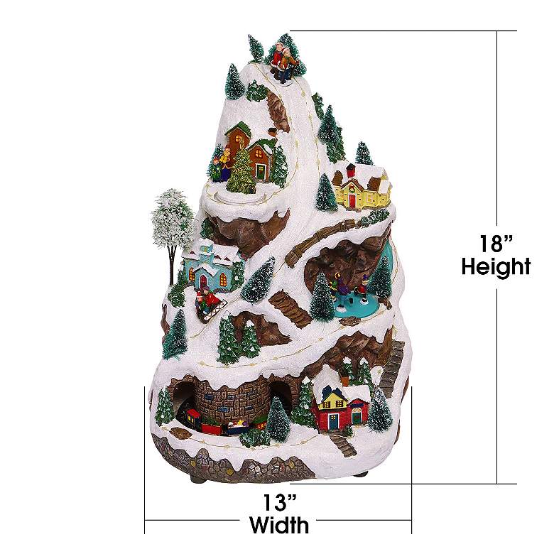 Winter Wonderland 18" High Animated Set with LED Light and Music