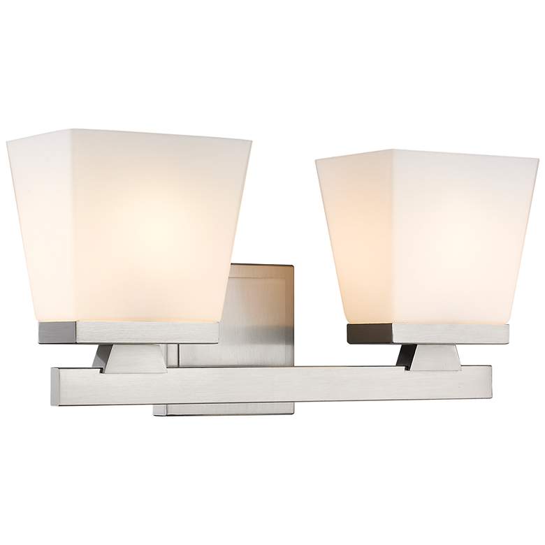 Z-Lite Astor 2 Light Vanity in Brushed Nickel