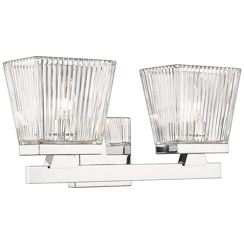 Z-Lite Astor 2 Light Vanity in Chrome