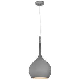 Ziggy 12" Wide Gray Mini Pendant by Hinkley Lighting