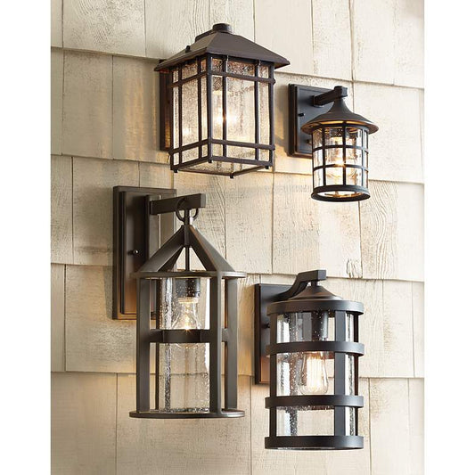 Kathy Ireland Sierra Craftsman 11" High Outdoor Wall Light