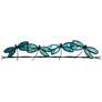 Eangee Dragonflies On A Wire 28" Wide Blue Metal Wall Decor
