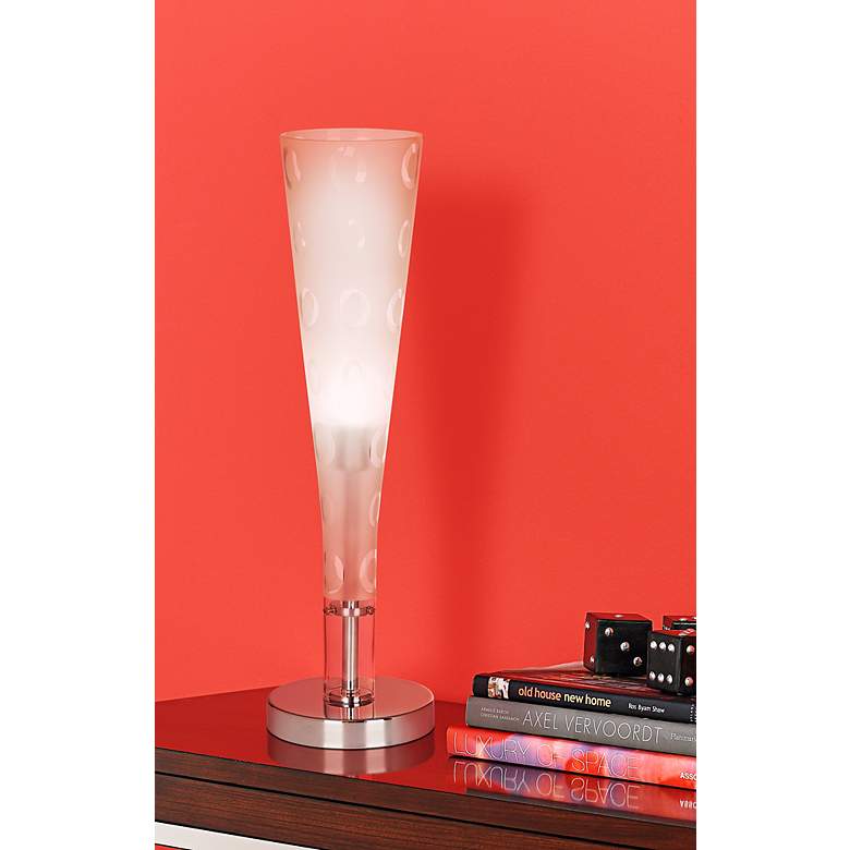 Champagne Flute 17" High Glass Accent Light