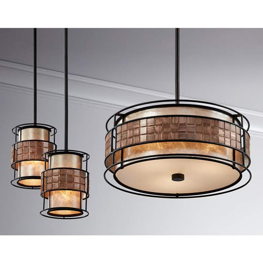 Quoizel Naturals Mica Mosaic Mini Pendant Light