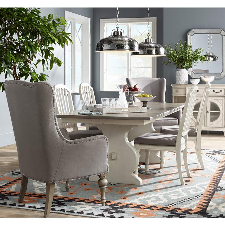 Essex 18" Wide Dyed Nickel Metal Pendant Light