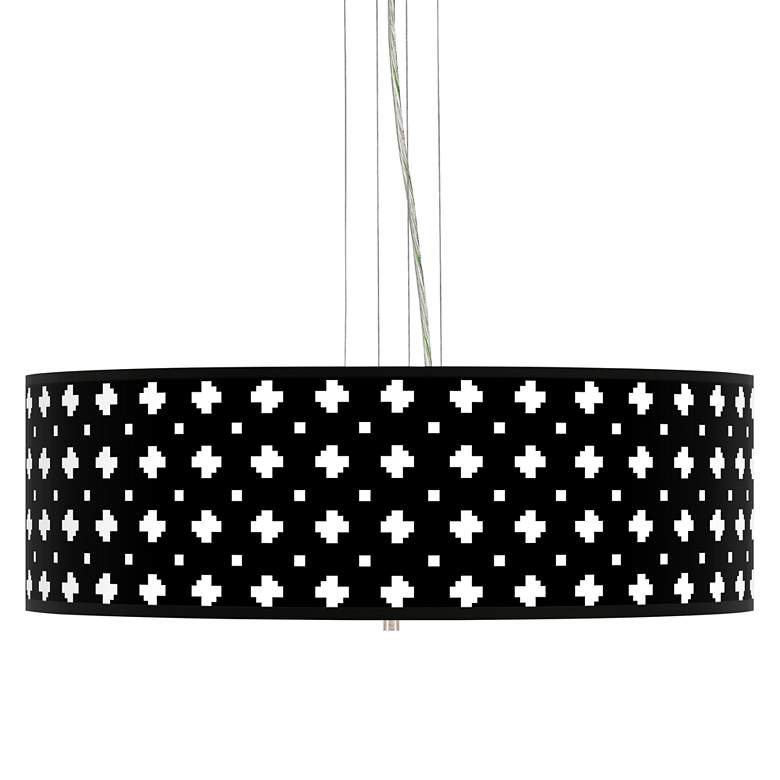 Giclee 24" Wide 4-Light Pendant Chandelier