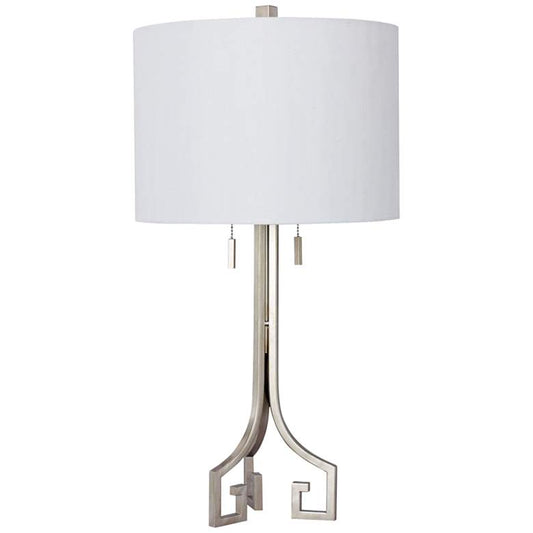 Fulton Champagne Gold Metal Twin Light Table Lamp