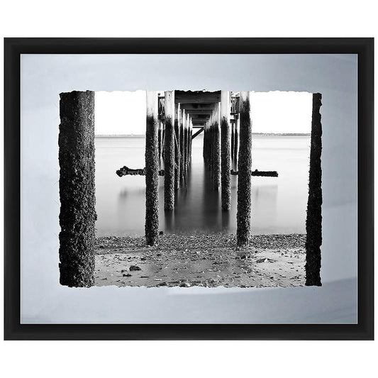 Under The Pier I 22" Wide Framed Giclee Wall Art