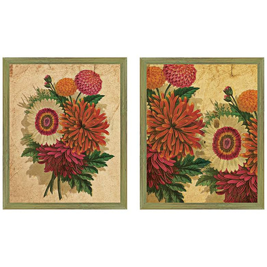 Spring 20" High 2-Piece Framed Giclee Wall Art Set