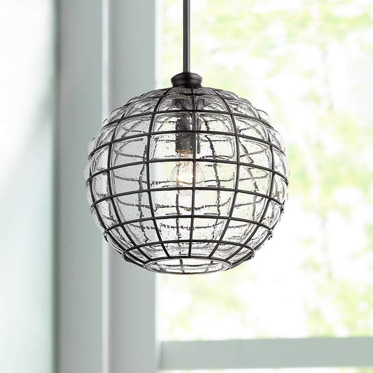 Powell 13 3/4" Wide Matte Black Pendant Light