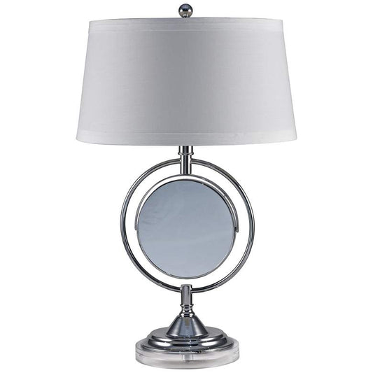 Dale Tiffany Contessa Chrome Adjustable Table Lamp