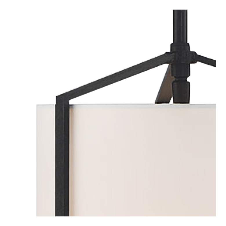 Crystorama Carlyn 10" Wide Black Steel Drum Mini Pendant