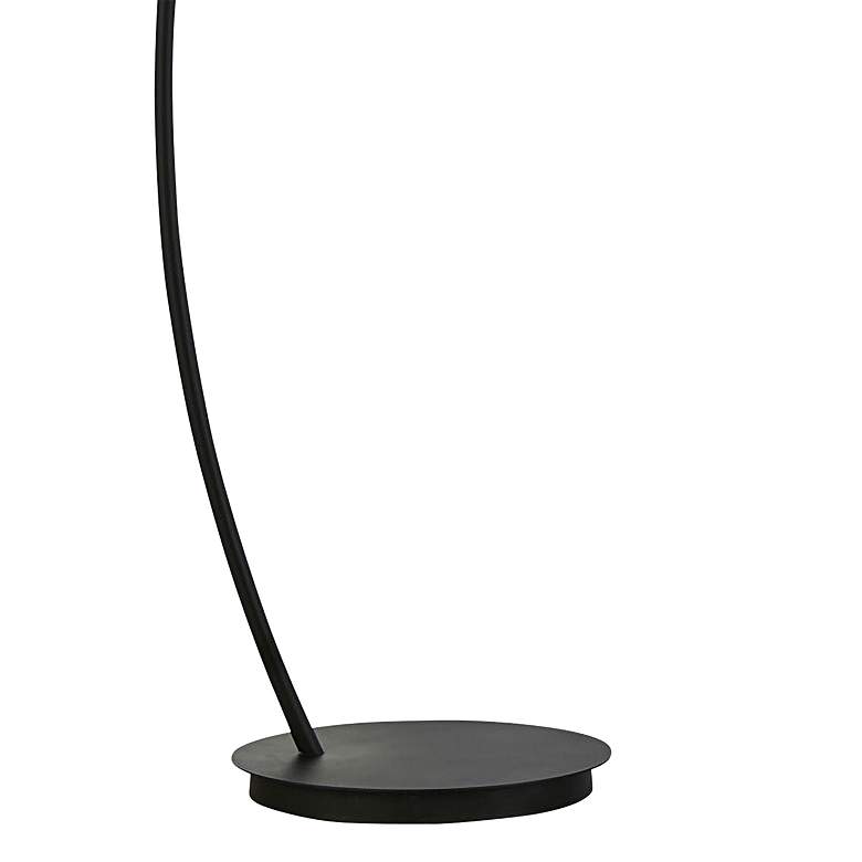 Lite Source Monita Matte Black LED 2-Light Arc Floor Lamp
