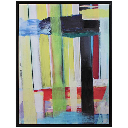 Crestview Collection Galaxy I 40" High Linen Framed Wall Art