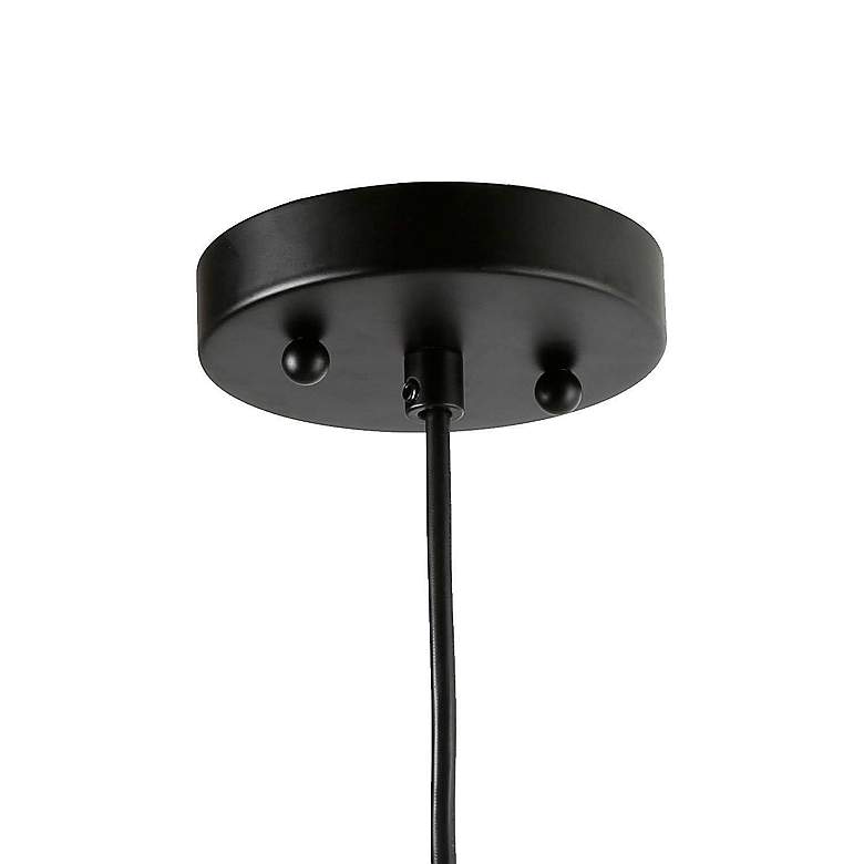 Cody 6" Wide Matte Black Mini Pendant