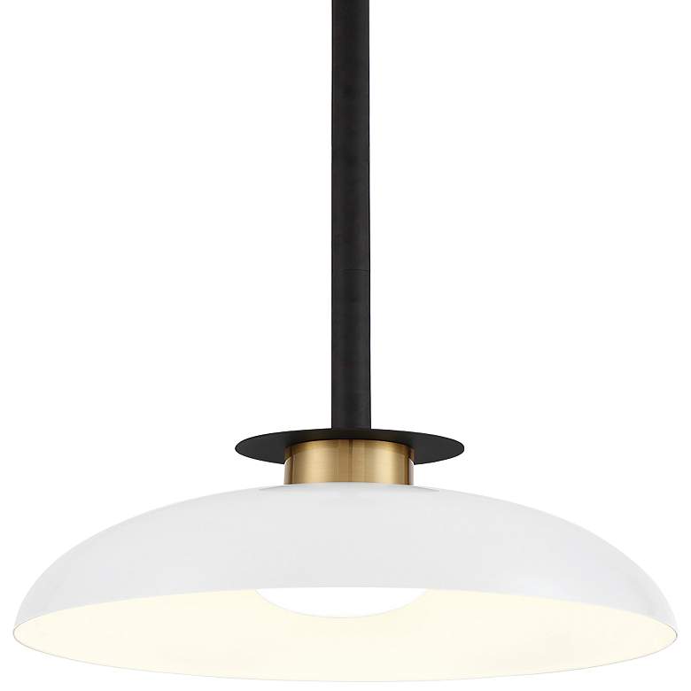 Crystorama Gigi 10" Wide Matte Black Mini Pendant