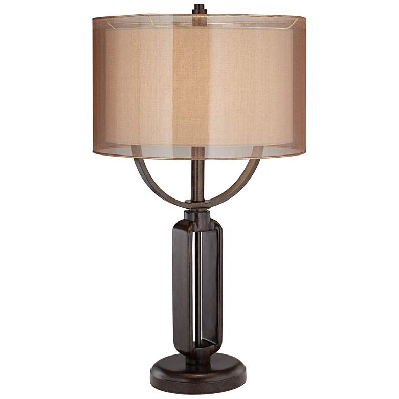 Franklin Iron Works Monroe Industrial Table Lamp