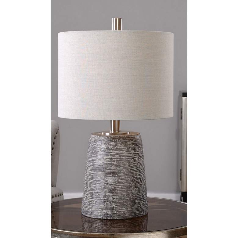 Duron Dark Rustic Bronze Ceramic Table Lamp