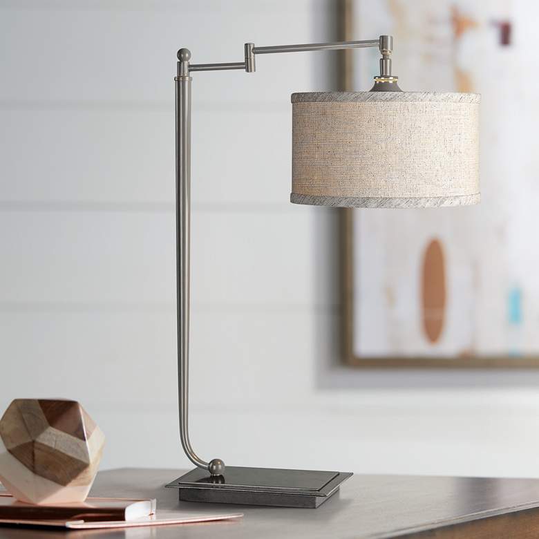 Lamine Pivot Arm Iron Desk Lamp