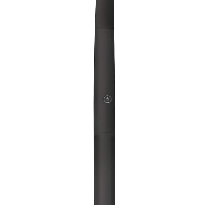 OttLite Felix LED Gooseneck Task Floor Lamp Black