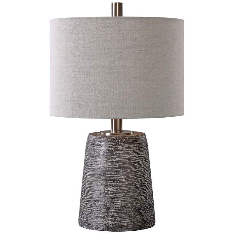 Duron Dark Rustic Bronze Ceramic Table Lamp