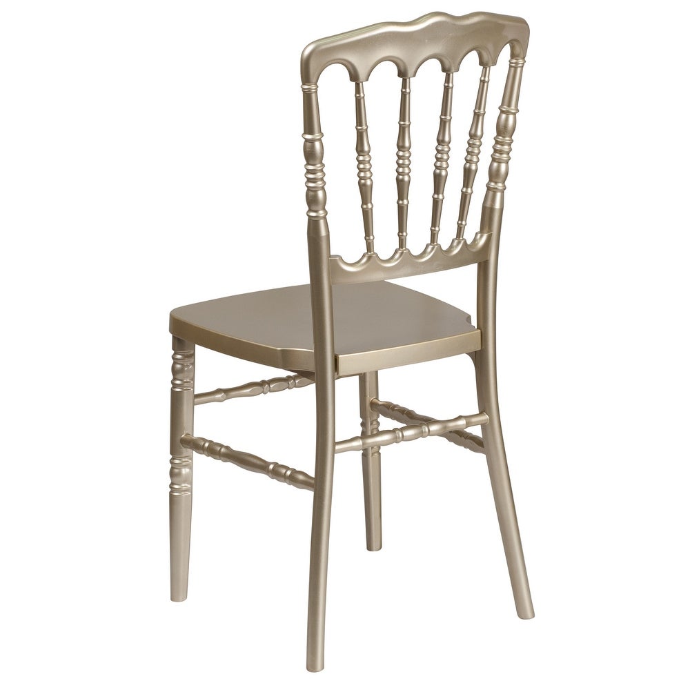2 Pack Resin Stacking Napoleon Chair