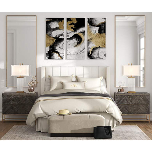 Full Spectrum Darcia Double Shade Crystal Table Lamp