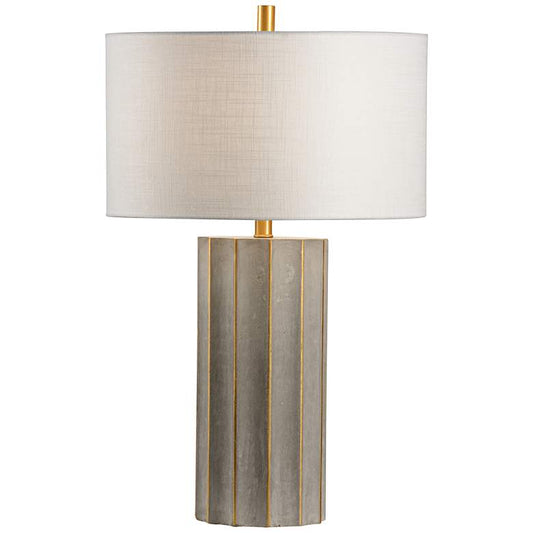 Doric Natural Concrete Table Lamp