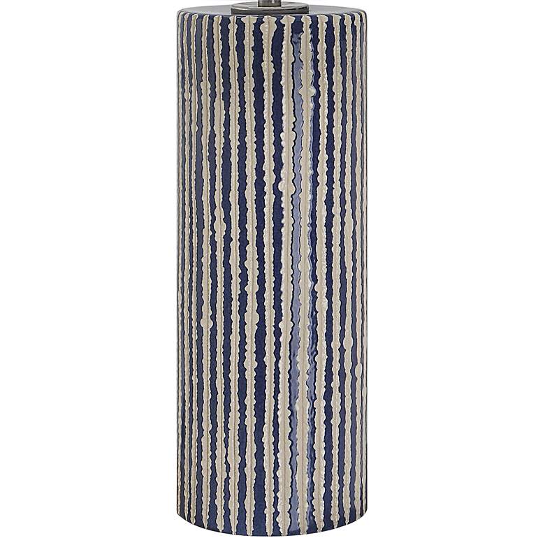 Havana Cobalt and White Ceramic Table Lamp