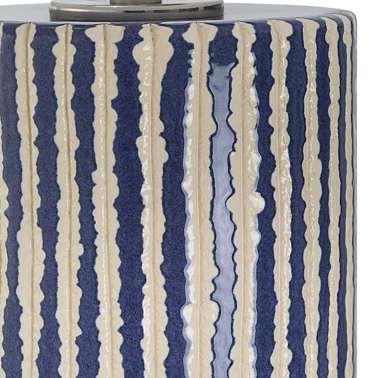 Havana Cobalt and White Ceramic Table Lamp