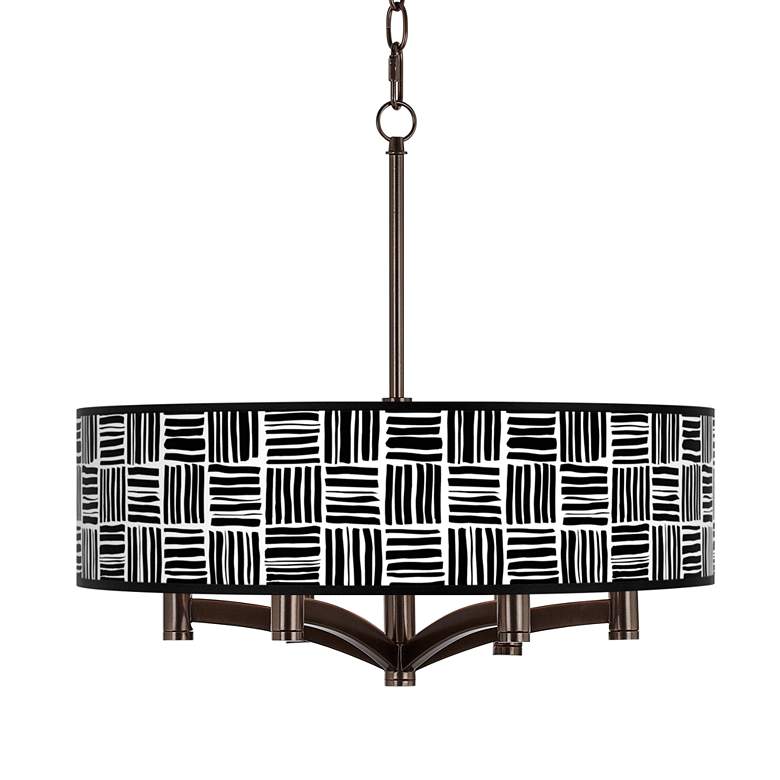 Ava 6-Light Bronze Pendant Chandelier