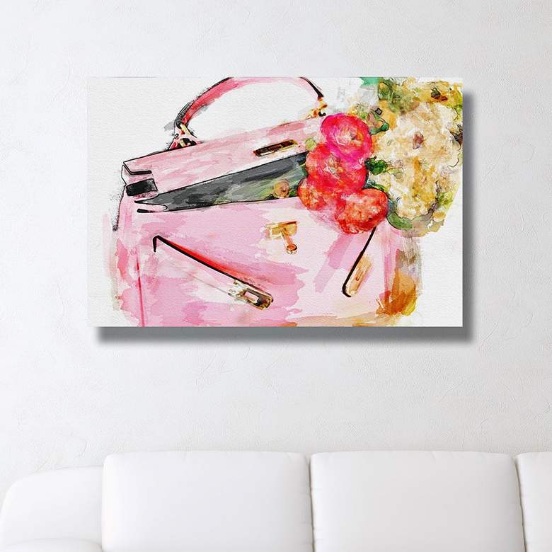 Oliver Gal Blooming Love Canvas Wall Art