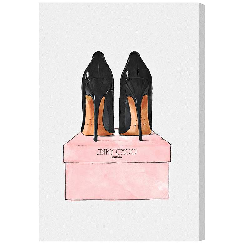 Oliver Gal Night Out Stilettos Canvas Wall Art