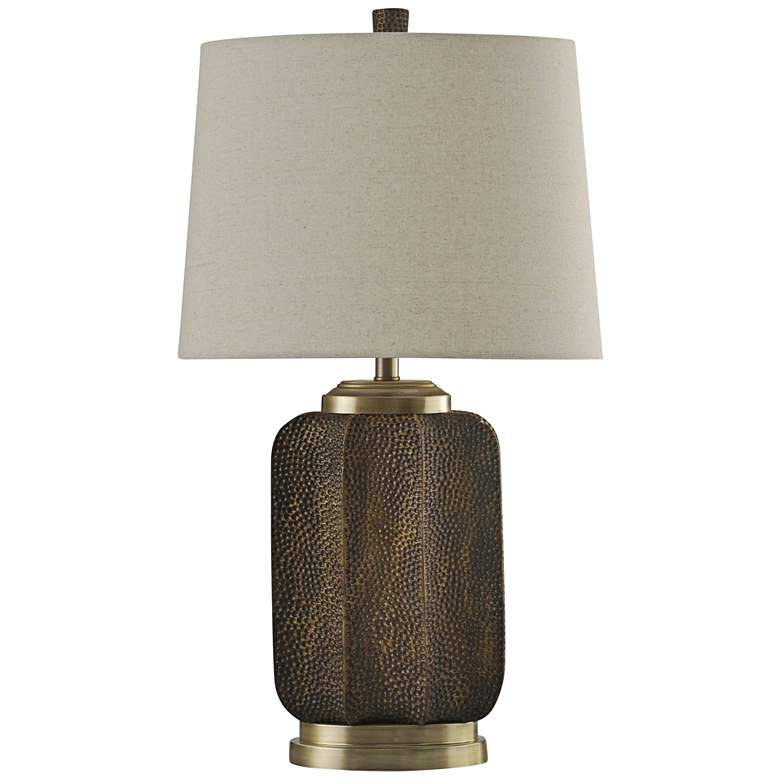 Brunswick Textured Brown Table Lamp