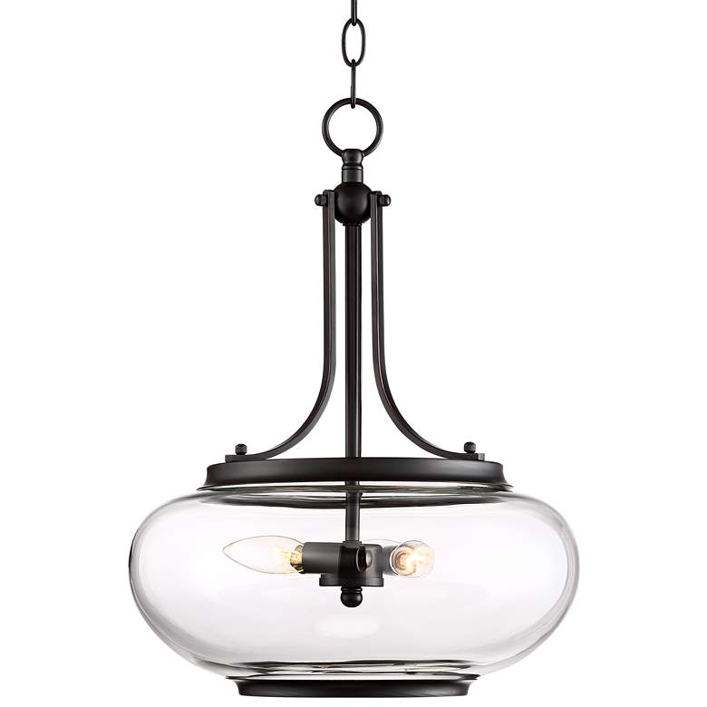 Largo 14 1/4"W Oil-Rubbed Bronze 3-Light Pendant Light