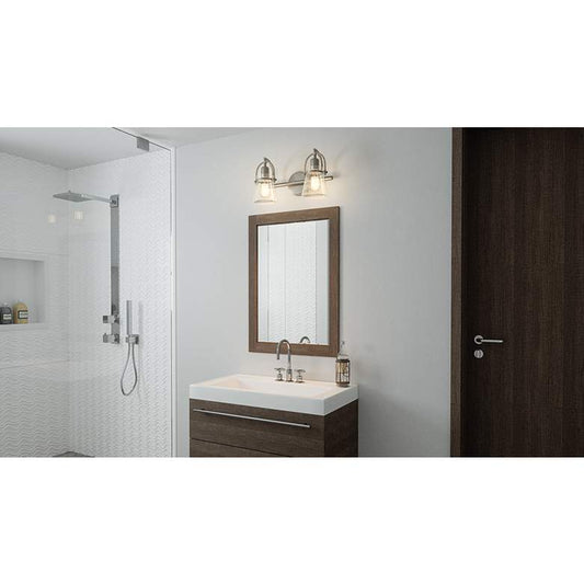 Quoizel Stafford 16" Wide Brushed Nickel Bath Light