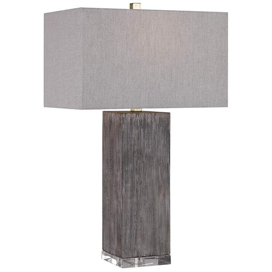 Vilano Rustic Gray Table Lamp