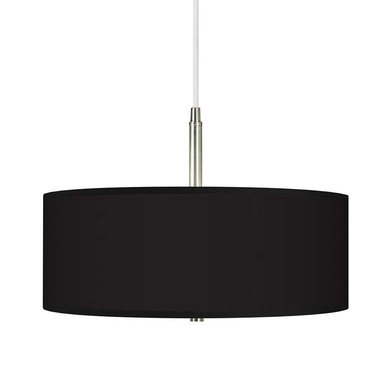 All Black Giclee Pendant Chandelier