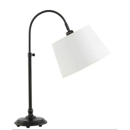 28-inch Adjustable Metal Arch Table Lamp