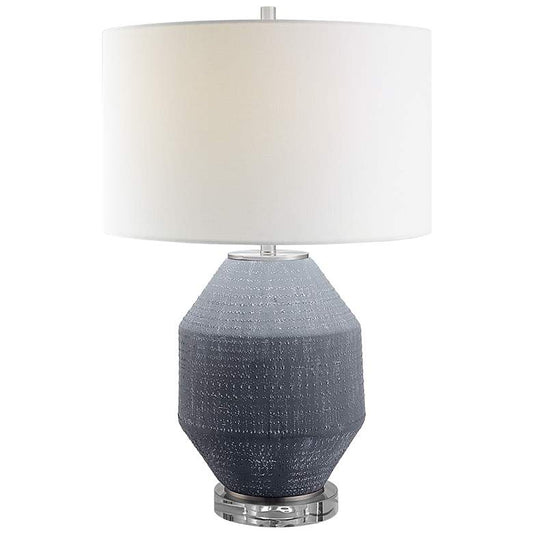 Blackjack Charcoal Gray Table Lamp