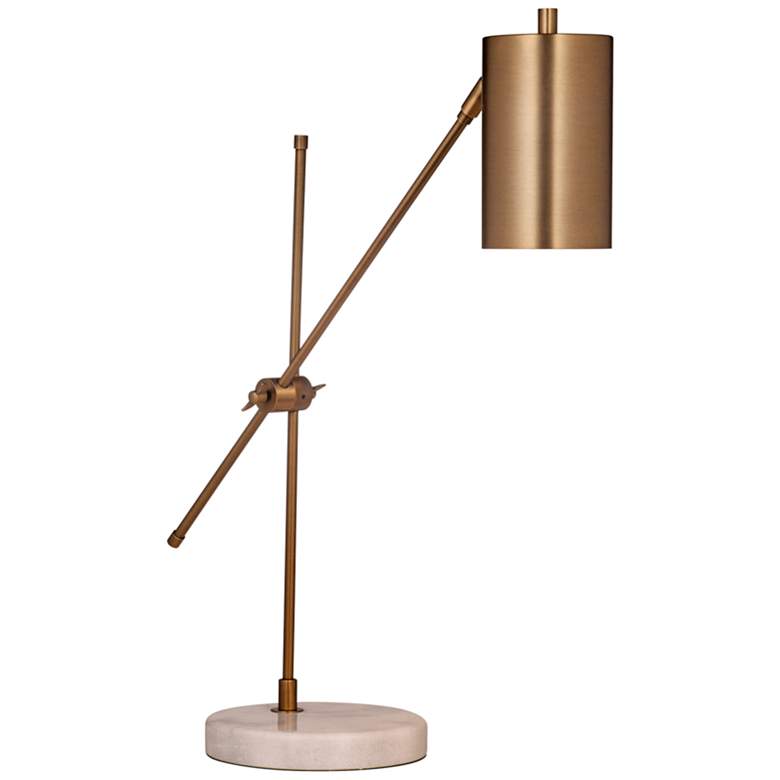 Danielle Brass Metal Adjustable Desk Lamp