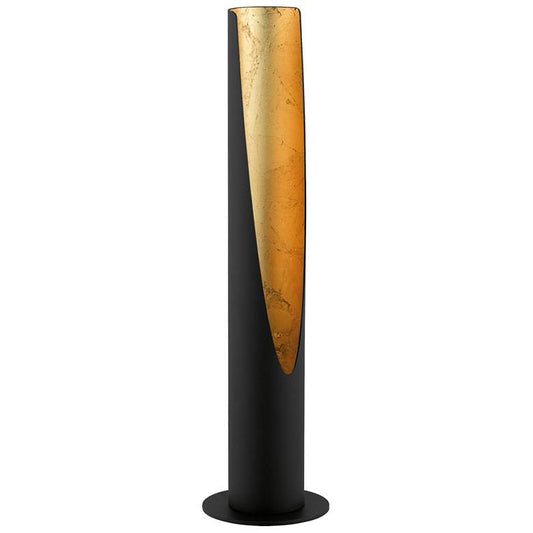 Barbotto - 1-Light Table Lamp - Matte Black - Gold