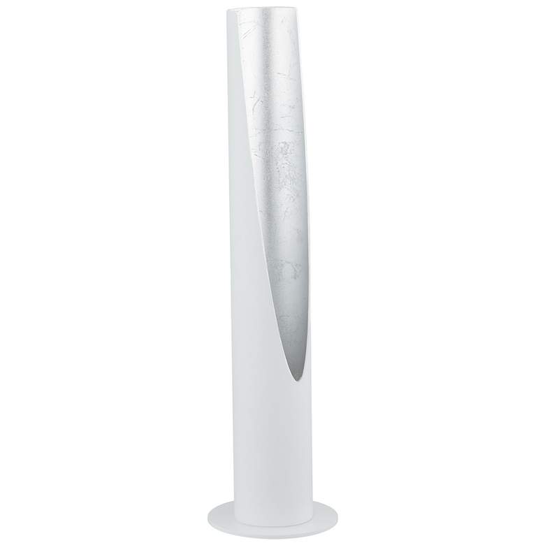 Barbotto - 1-Light Table Lamp - White and Silver