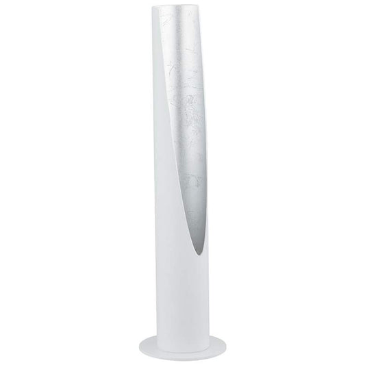 Barbotto - 1-Light Table Lamp - White and Silver