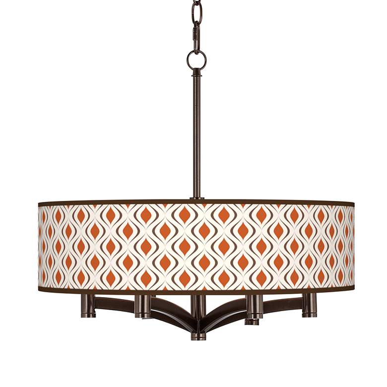 Ava 6-Light Bronze Pendant Chandelier