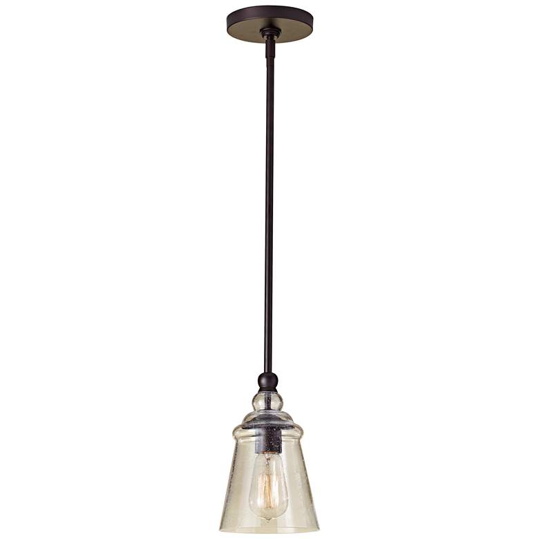 Feiss Urban Renewal 5 3/4" Wide Bronze Mini Pendant