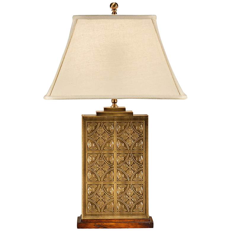 Tea Box Brass Table Lamp