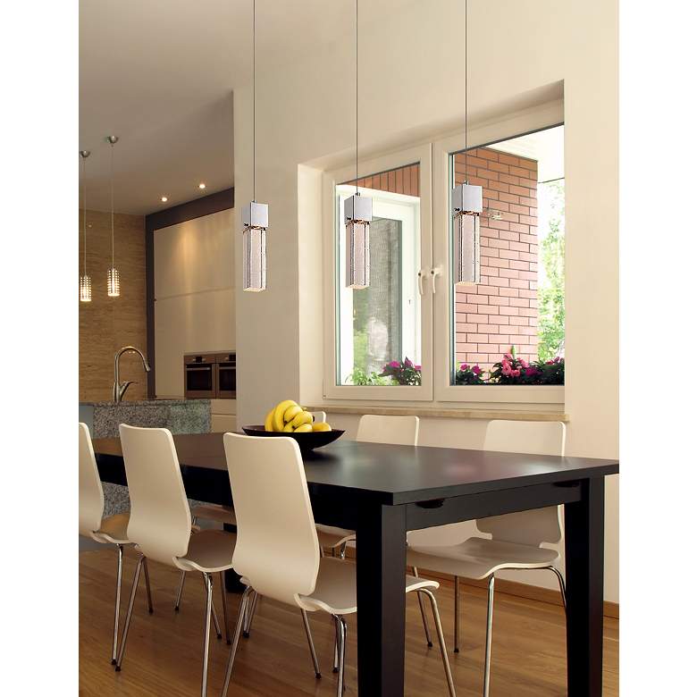 Possini Euro Design Tinela 2 1/2"W Glass LED Mini Pendant